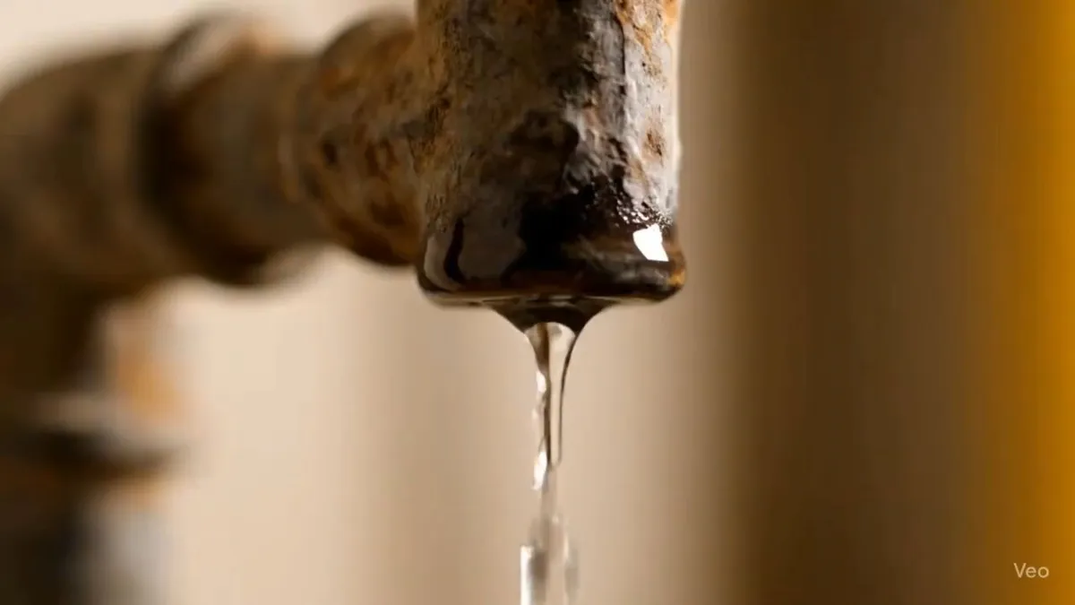 worn metal faucet spout releases a steady drip for water heater repair in maricopa, az in Maricopa